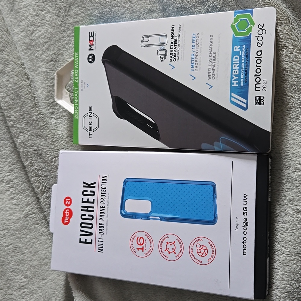 2 phone cases for Motorola edge 5g uw